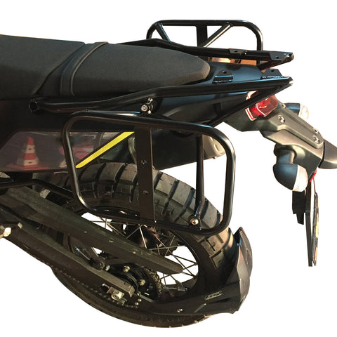 Black Side Pannier Racks for Yamaha Ténéré 700 2019-2023