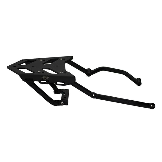 Portapacchi Posteriore with Foot Support Nero Compatibile per Yamaha Tenere 700 XTZ690 - GP Kompozit