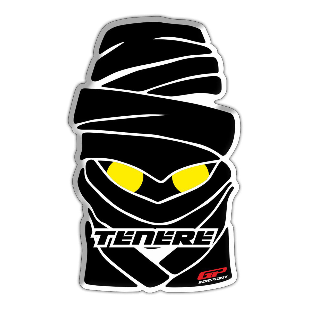 Tankpad-Set Schwarz-Gelb für Yamaha Ténéré 700 2019-2023 / Super Ténéré 1200 2011-2023