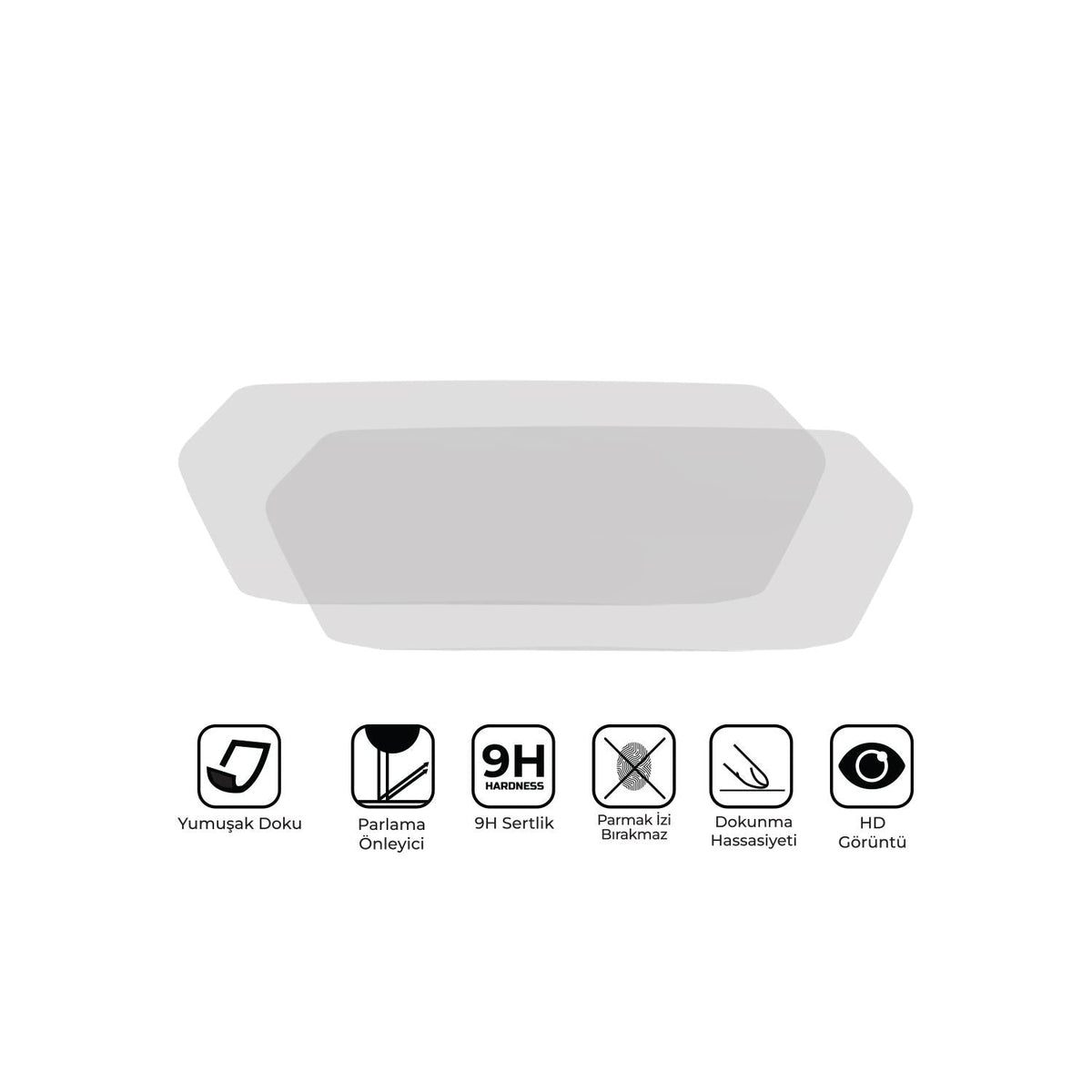 9H Dashboard Screen Protector Kit for Yamaha XMAX 400 2023-2024
