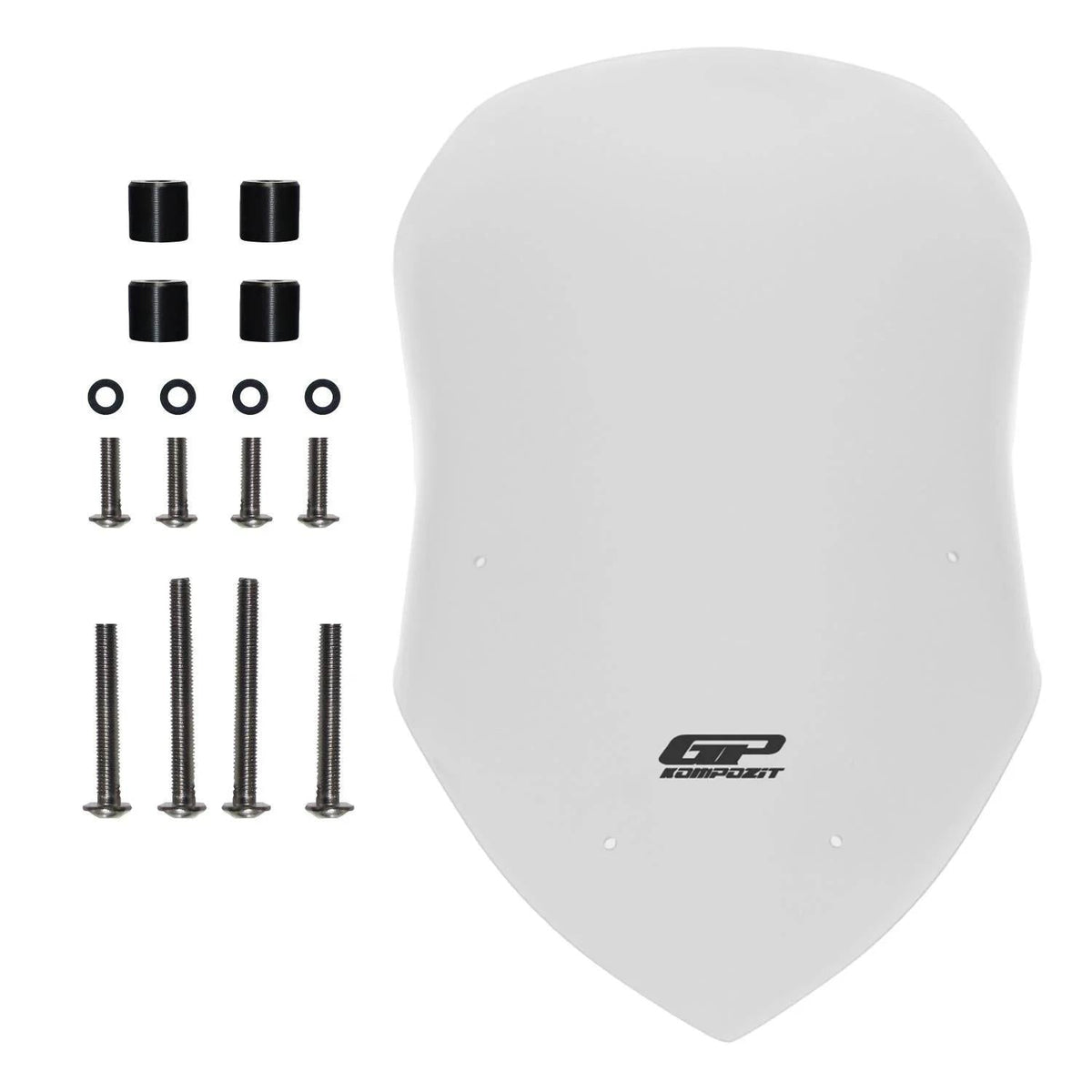 Parabrezza Touring Trasparente 70 cm per Yamaha XMAX 250 / XMAX 300 / XMAX 400 2018-2023 – Foto ufficiale GP Kompozit, vista aggiuntiva 3
