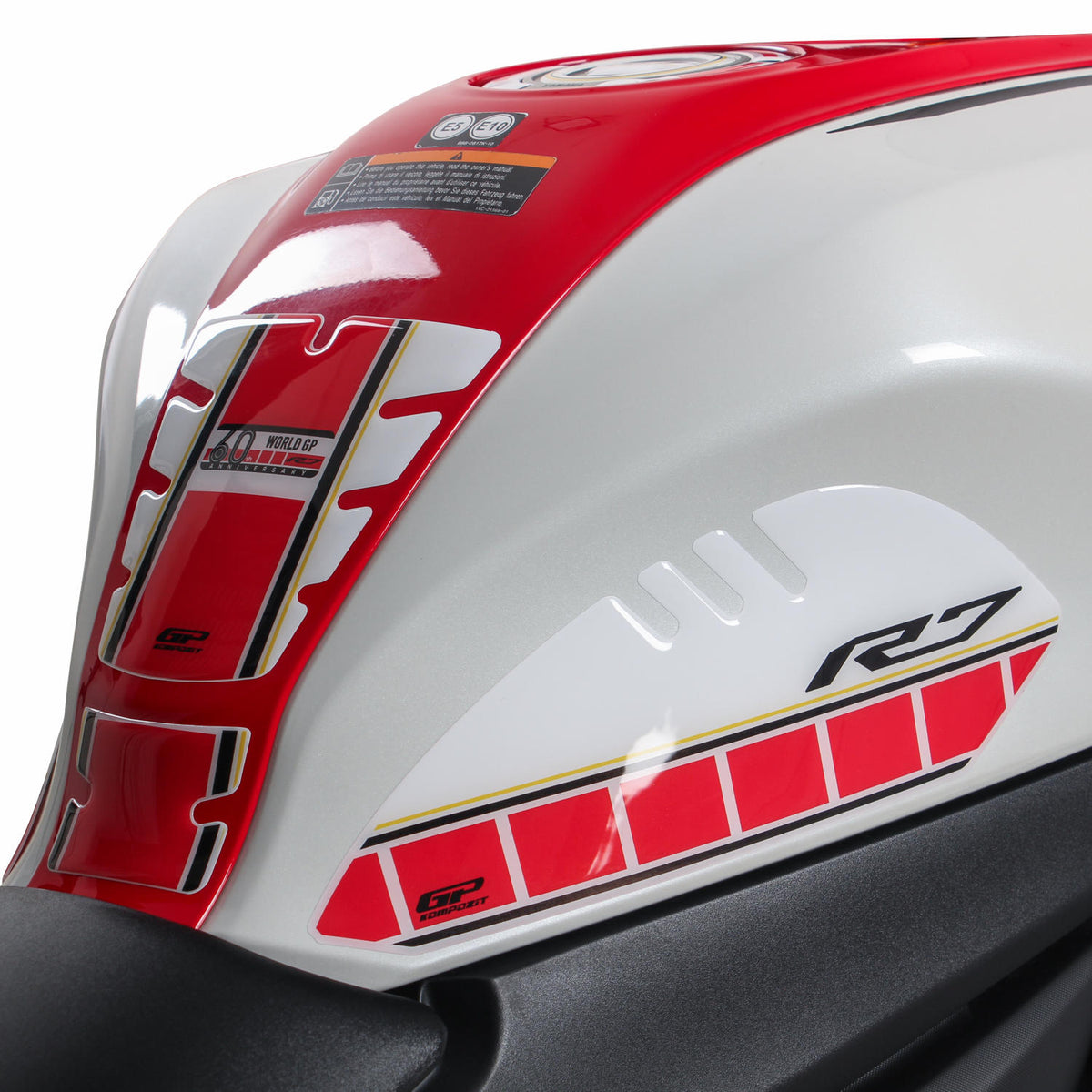 Kit Paraserbatoio Blu per Yamaha YZF-R7 2021-2024 – dettaglio 4