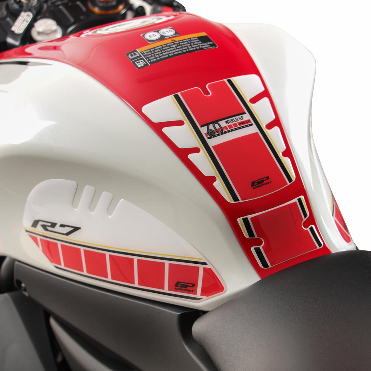 Kit Paraserbatoio Blu per Yamaha YZF-R7 2021-2024 – dettaglio 5
