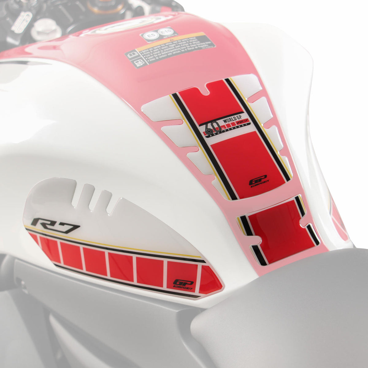 Kit Paraserbatoio Blu per Yamaha YZF-R7 2021-2024 – dettaglio 6