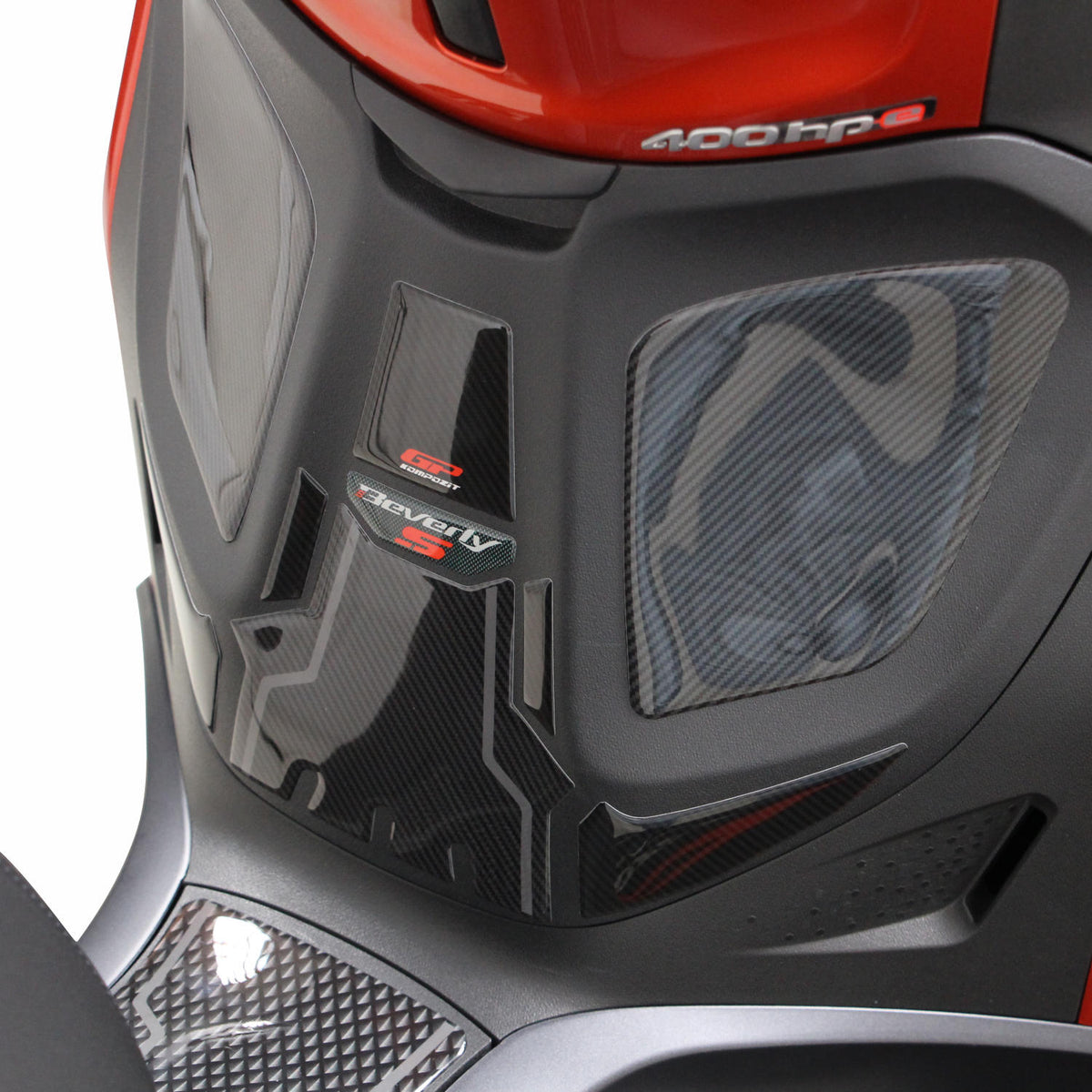 Carbon Tank Pad Kit for Piaggio Beverly S 400 2021-2023