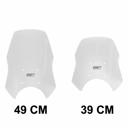 Parabrezzashield Parabrezzascreen Trasparente Compatibile per Royal Enfield Himalayan - GP Kompozit