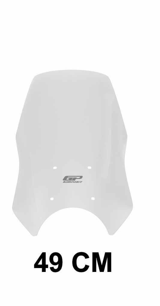 Parabrezza Trasparente 49 cm per Royal Enfield Himalayan 2024