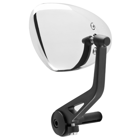 Retrovisore Bar End Universale Destro  Chrome Heritage – Retrovisore FAR Italian Design