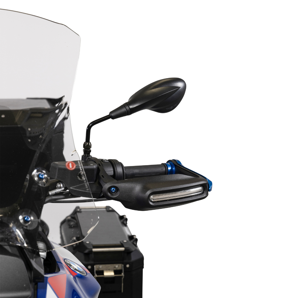 Universal Left Handlebar Mirror – Black Adjustable 200mm
