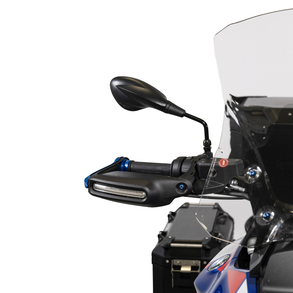 Universal Right Handlebar Mirror – Black Adjustable 200mm