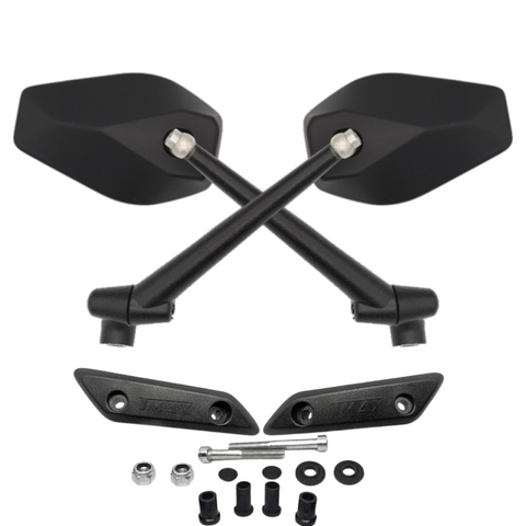 Prismatic Rearview Mirror Combo Kit (Left/Right Pair) for Yamaha T-MAX 560