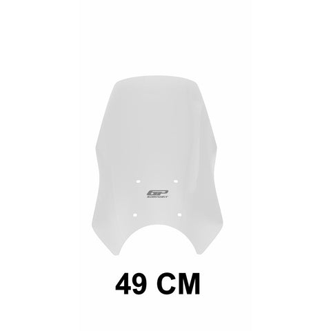 Parabrezza Trasparente 49 cm per Royal Enfield Himalayan 2024