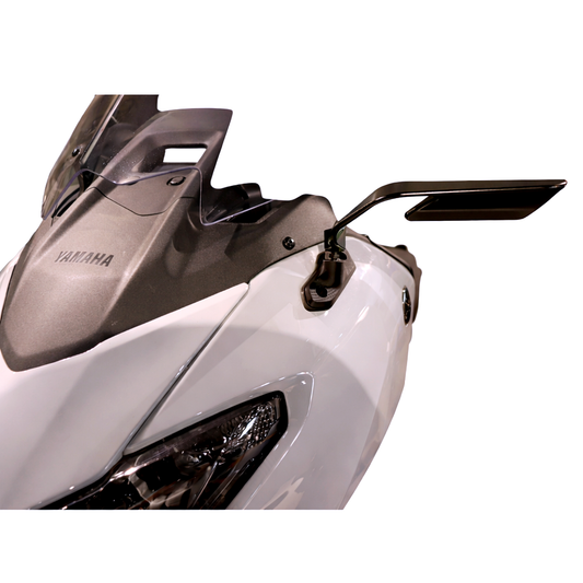 Retrovisore Dark Saber sinistro nero FAR per Yamaha TMAX TECH MAX 560 dal 2025
