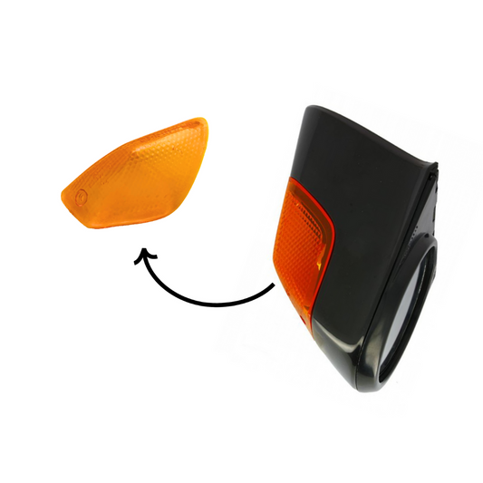 Vorderer Blinker amber – Ducati Paso 750 / 906 / 907 – Seitenansicht