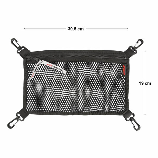Top case Mesh Net Organizer Compatibile per Universal 57 lt Aluminum Motorcycle Top Case - GP Kompozit