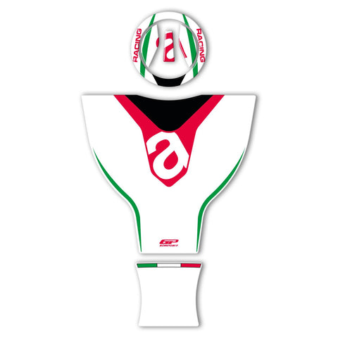 Tankpad Weiß für Aprilia RS 660 2021-2023 – Tankschutz
