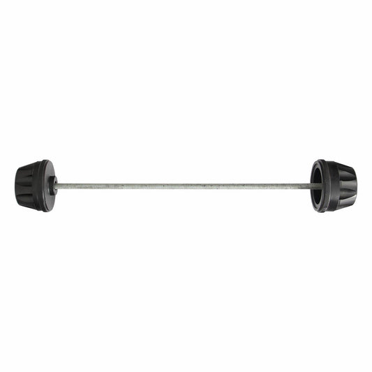 Axle Protezione Crash Wheel Protezione Telaio Nero Compatibile per BMW R 1300 GS - GP Kompozit