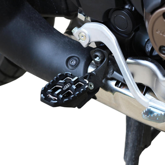 Pedane Poggiapiedi Nere per Honda Africa Twin CRF1100L 2020-2024