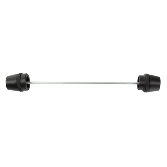 Axle Protezione Crash Wheel Protezione Telaio Nero Compatibile per Honda CB125R / CB250R / CB300R - GP Kompozit