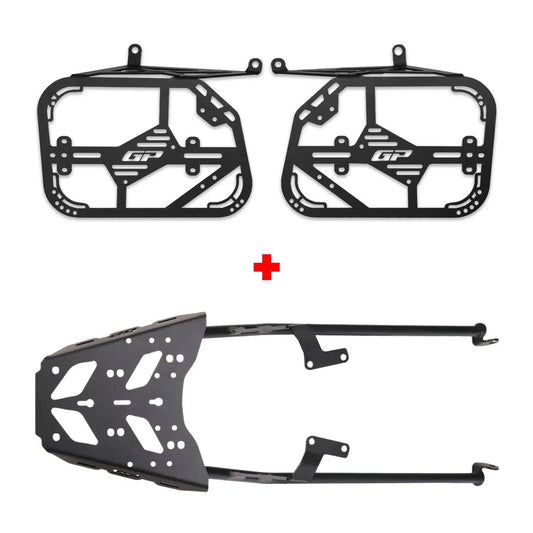 Portapacchi Posteriore and Side Carrier Pannier Nero Compatibile per Honda NX500 - GP Kompozit