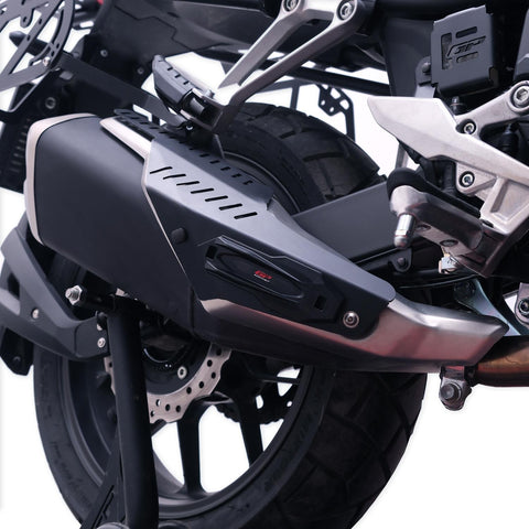 Copertura Protezione Scarico Nera per Honda NX500 2025