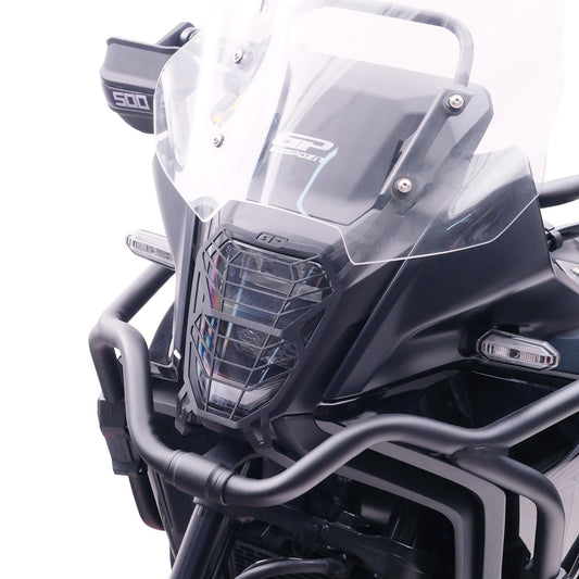 Griglia Protezione Faro Nera per Honda NX500 2025