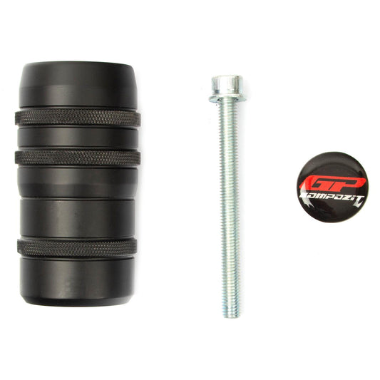 Slider Protezione Scarico Nero Compatibile per Honda XL750L Transalp - GP Kompozit