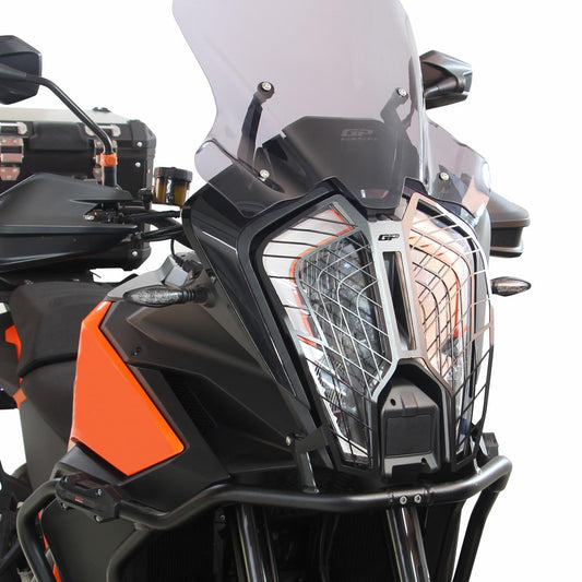 Griglia Protezione Faro Nera per KTM 1290 Super Adventure R / S 2021-2025