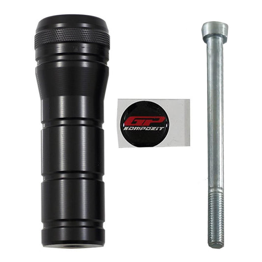 Slider Protezione Scarico Nero Compatibile per KTM 250 Adventure / 390 Adventure - GP Kompozit