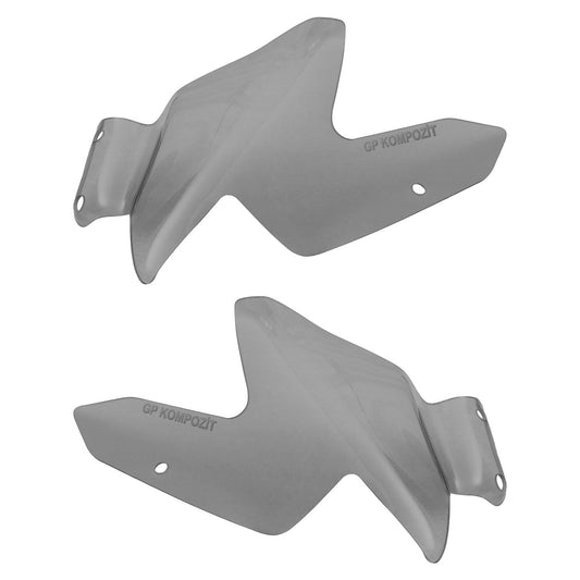 Spoiler Laterale Parabrezza Deflettore Fumé Compatibile per Benelli TRK 502 / TRK 502X - GP Kompozit