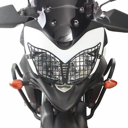 Griglia Protezione Faro Nera per Suzuki V-Strom DL 650 2012-2016