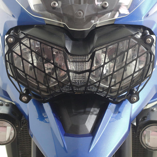 Griglia Protezione Faro Nera per Triumph Tiger 800 2015-2017