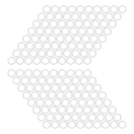 For Universal 160 Pieces Honeycomb Tank Pad Trasparente - GP Kompozit