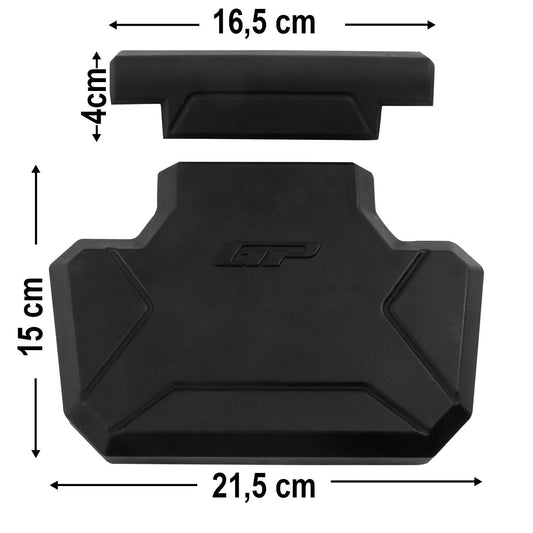 Universal 21X20cm Backrest Top Case Pad Nero - GP Kompozit