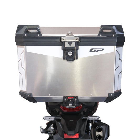Bauletto Moto in Alluminio 57 Litri Grigio Universale