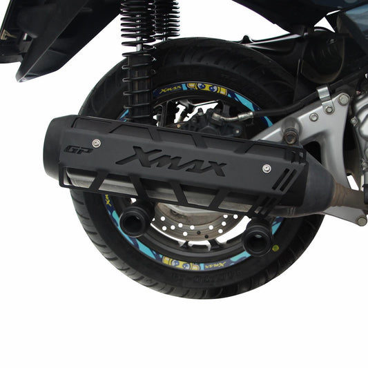 Copertura Protezione Scarico Nera per Yamaha XMAX 250 2011-2017