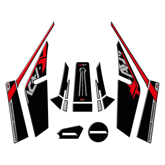 Kit paraserbatoio rosso GP Kompozit Honda X-ADV 2021-2024