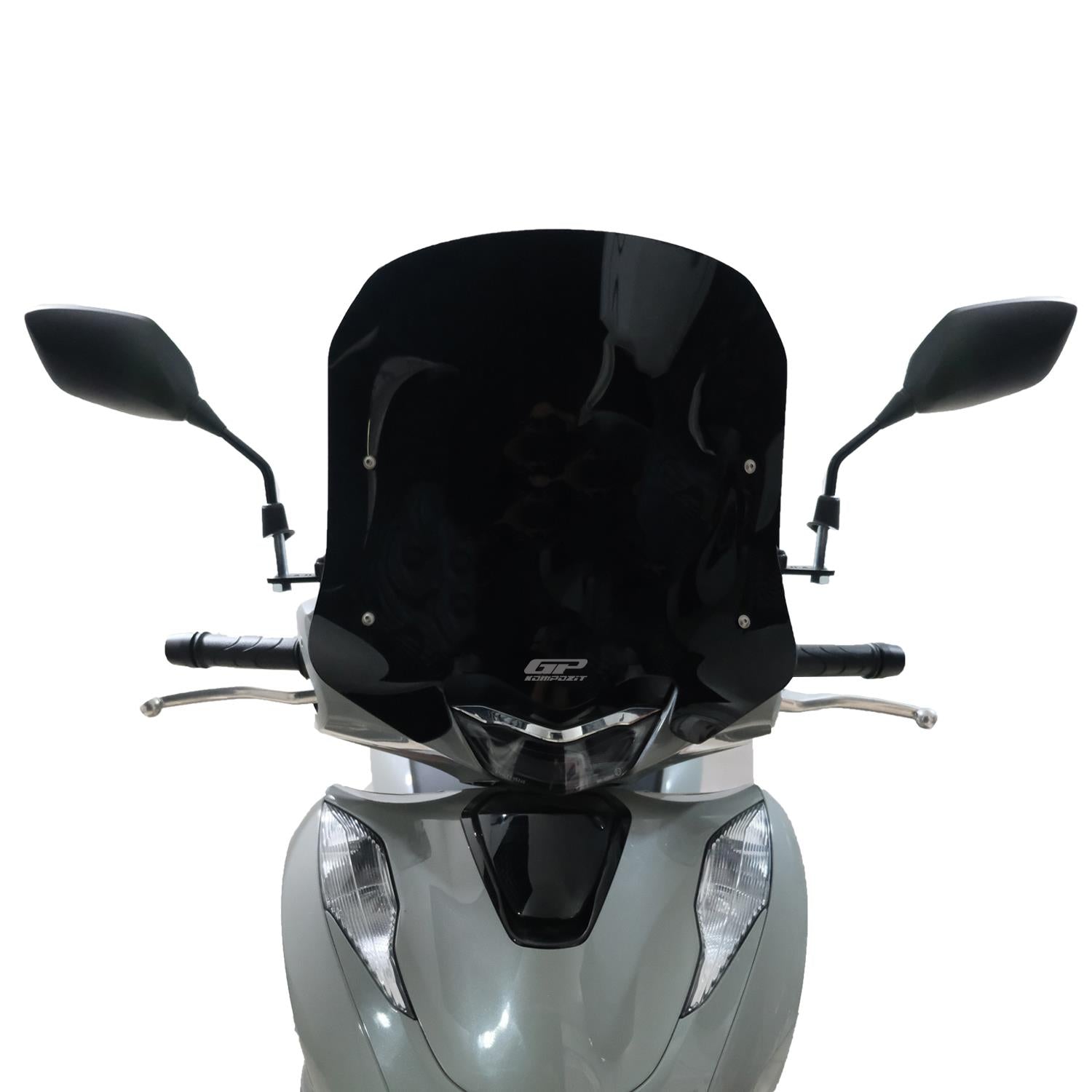 Cupolino corto nero Honda SH125i GP Kompozit