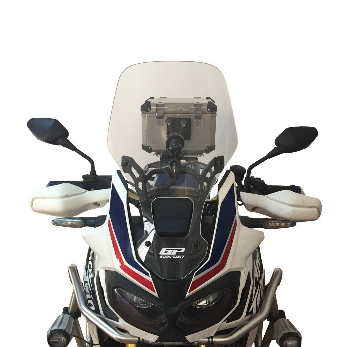 Transparente Windschutzscheibe 54 cm für Honda Africa Twin CRF1000L 2016-2019