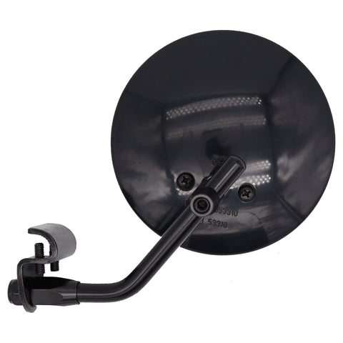 Specchietto Retrovisore Universale Scudo Vespa / Lambretta Vintage Nero