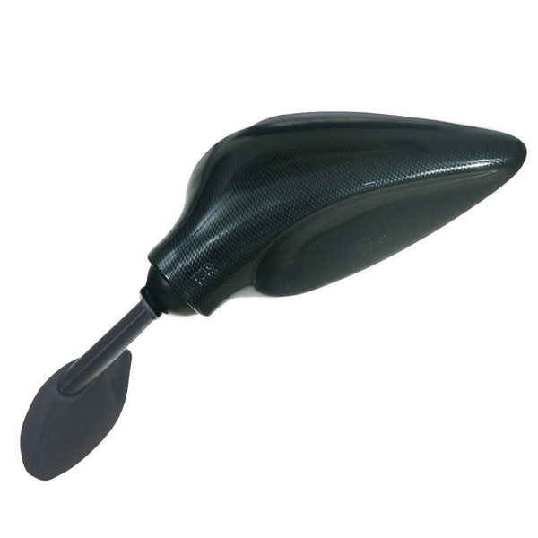 Left Carbon Look Rearview Mirror for Yamaha YZF-R6 (2000–2006)