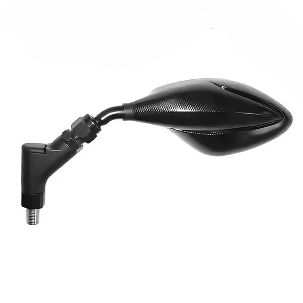 Universal Motorcycle Racing Left Handlebar Mirror – Carbon Look