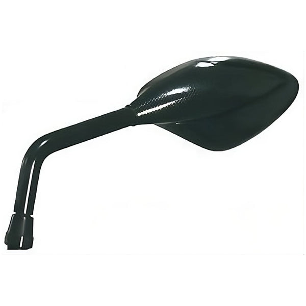 Universal Racing Handlebar Left Mirror – Carbon Look 205mm