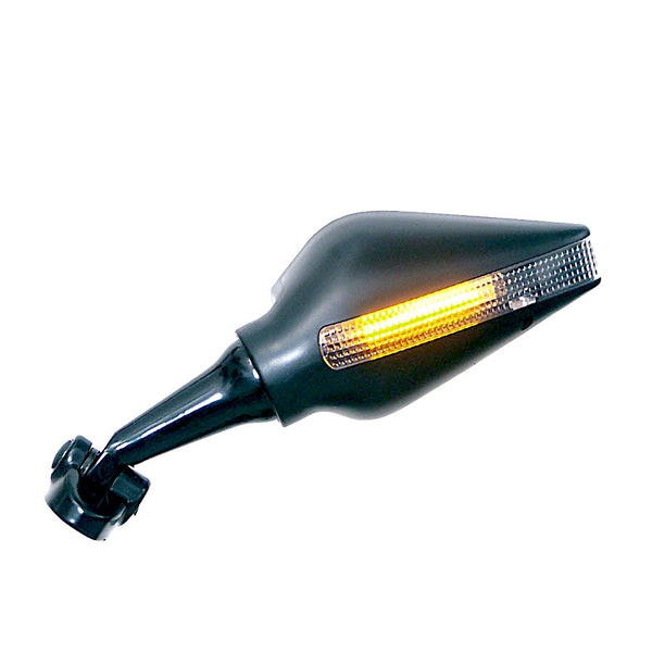 Universal Viper Snake Racing Left Rearview Mirror with LED Indicator