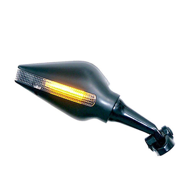 Universal Viper Snake Racing rechter Rückspiegel mit LED-Blinker