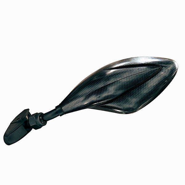Universal Left Carbon Look Fairing Motorcycle Mirror – 170mm