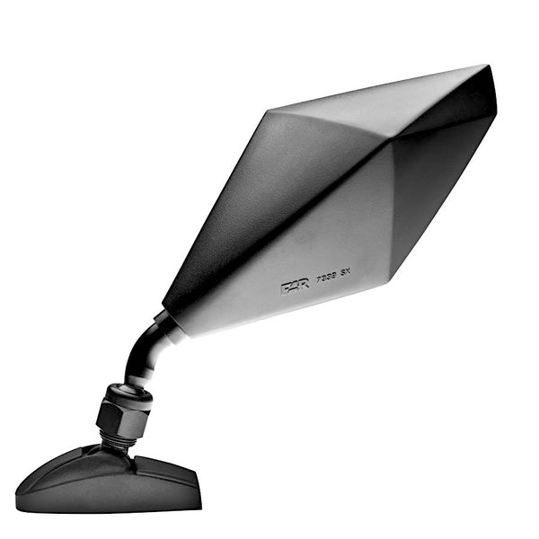 Universal Left Fairing Mirror for Yamaha R1 / R6 – Black Aluminum